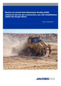 Environmental law / Mining / Occupational safety and health / Borrow pit / Cooper Basin / Environmental impact assessment / Pit / Environment / States and territories of Australia / Geology of Australia