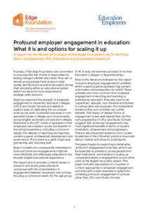 Profound employer engagement published version