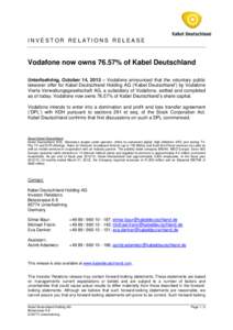 131014_KD_IR_Release_Settlement_Vodafonex