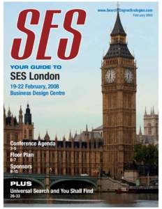 www.Search EngineStrategies.com February 2008 YOUR GUIDE TO  SES London