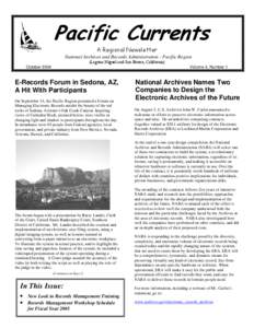 Pacific Currents A Regional Newsletter