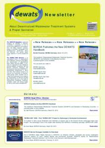 Newsletter About Decentralized Wastewater Treatment Systems & Proper Sanitation For human dignity and urban environmental protection 