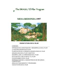 F  MESA REDONDA 1997 VISION FUTURA DE EL PILAR CONENIDO: