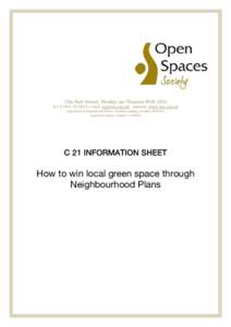 Microsoft Word - C21 Neighbourhood Planning