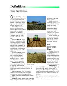 Land management / Sustainable agriculture / Agronomy / Agricultural machinery / Tillage / Strip-till / Mulch-till / No-till farming / Cultivator / Agriculture / Agricultural soil science / Soil science