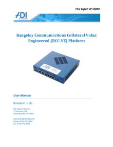 Microsoft Word - RCC-VE Platform User Manual R100.docx