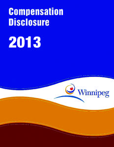 2013  2013 CITY OF WINNIPEG COMPENSATION DISCLOSURE THE City of Winnipeg has prepared this document as required under the Provincial Public Sector Compensation Disclosure Act. This Act