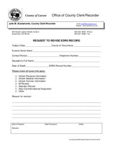 Microsoft Word - EDRS Revise Record Form.doc