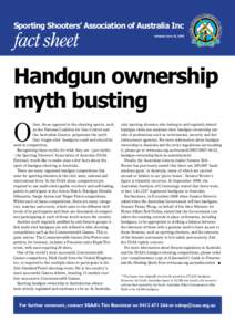 Handgun ownership myth busting