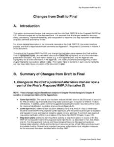 Microsoft Word - BAY_Summary of changes.doc