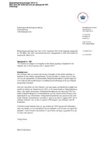 BeskæftigelsesudvalgetBEU Alm.del endeligt svar på spørgsmål 495 Offentligt Folketingets Beskæftigelsesudvalg Christiansborg