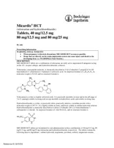 Angiotensin II receptor antagonists / Combination drugs / ACE inhibitors / Endocrinology / Peptide hormones / Telmisartan/hydrochlorothiazide / Telmisartan / Antihypertensive drug / Thiazide / Chemistry / Medicine / Organic chemistry