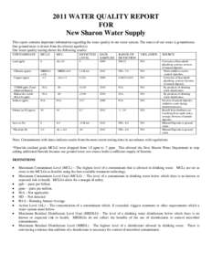 Water supply and sanitation in the United States / Soft matter / Maximum Contaminant Level / Bottled water / Drinking water / Water quality / Disinfection by-product / Water supply network / Disinfectant / Water pollution / Water / Environment