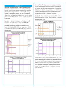 Back to Main Table of Contents  Summary Notes: The large variance in employee size is due to a few large national companies that have local branches. For the most part, the local companies have a large portion of their s