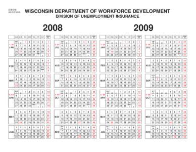 UCB-306 WI R[removed]WISCONSIN DEPARTMENT OF WORKFORCE DEVELOPMENT DIVISION OF UNEMPLOYMENT INSURANCE