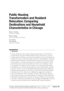 CITYSCAPE MARCH 2012: Public Housing Transformation and Resident Relocation: