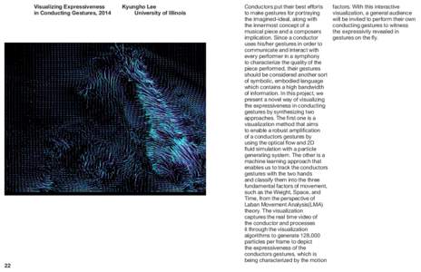 Visualizing Expressiveness in Conducting Gestures, Kyungho Lee