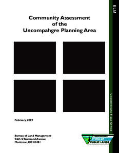 BLM  Community Assessment of the Uncompahgre Planning Area