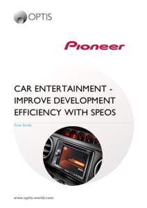 From Optics to Virtual Reality  CAR ENTERTAINMENT IMPROVE DEVELOPMENT EFFICIENCY WITH SPEOS Case Study