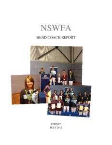NSWFA HEAD COACH REPORT SYDNEY JULY 2012