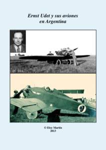 Ernst Udet y sus aviones en Argentina
