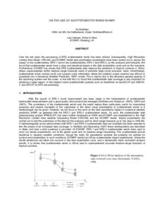 ON THE USE OF SCATTEROMETER WINDS IN NWP