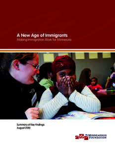 A New Age of Immigrants  Making Immigration Work for Minnesota photo: HOPE Community
