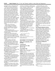 Business / Financial economics / Bank regulation in the United States / United States federal banking legislation / Bank regulation / Basel III / Supervisory Capital Assessment Program / Office of the Comptroller of the Currency / Dodd–Frank Wall Street Reform and Consumer Protection Act / Systemic risk / Financial regulation / Late-2000s financial crisis