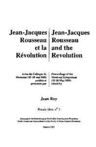 Philosophy / French people / Modern philosophy / Philosophes / Age of Enlightenment / Deists / Jean-Jacques Rousseau / Romanticism / Emile /  or On Education / Denis Diderot / Discourse on Inequality / Confessions