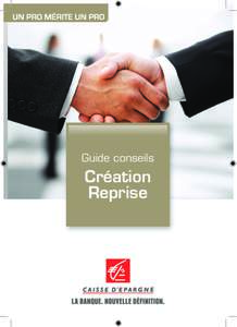 Guide conseils  Création Reprise  Sommaire