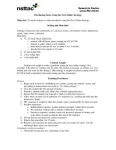 Microsoft Word - Lesson Plan-Colyer Collins-next dollar.doc