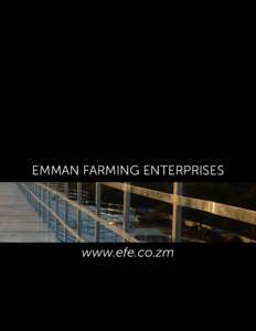 EMMAN FARMING ENTERPRISES  www.efe.co.zm 0