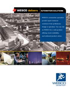 W  WESCO delivers AUTOMATION SOLUTIONS