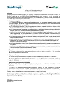 Microsoft Word - Corporate Environmental Policy Statement-March 15, 2010 .doc