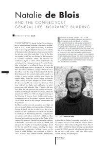 Natalie de Blois AND THE CONNECTICUT GENERAL LIFE INSURANCE BUILDING