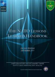 NATO Lessons Learned Handbook