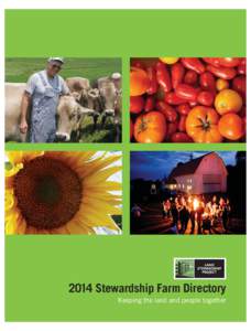 SFD2014_cover.qxd:Layout[removed]:14 AM Page[removed]Stewardship Farm Directory Keeping the land and people together  Stewardship Farm Directory