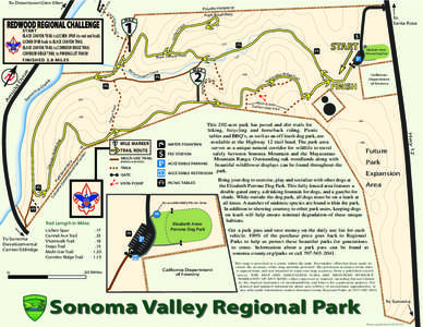 Sonoma Valley Regional Park Map - Redwood Regional Challenge