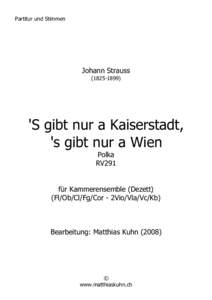 Strauss, Johann_'S gibt nur a...Wien_PARTITUR und STIMMEN.pdf