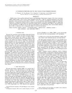 The Astrophysical Journal, 507:L71–L74, 1998 November 1 q[removed]The American Astronomical Society. All rights reserved. Printed in U.S.A. A CANDIDATE PROTOPLANET IN THE TAURUS STAR-FORMING REGION S. Terebey,1 D. Van Bu