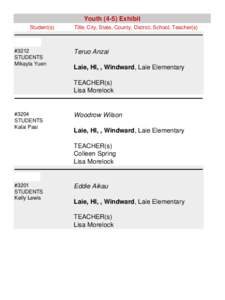 Laie /  Hawaii / Kahuku /  Hawaii / Honolulu County /  Hawaii / Kaneohe /  Hawaii / Honolulu / Geography of the United States / Hawaii / Kahuku High & Intermediate School