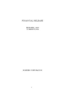 Financial Results of the Fiscal Year ended March.31,2014report.xls