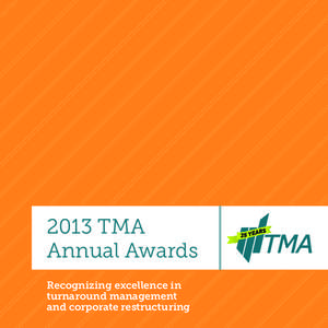 2013  of TMA 2013 TMA Annual Awards