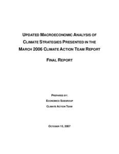 Climatology / Environmental economics / Climate change mitigation / Low-carbon economy / Emissions trading / Low-carbon fuel standard / Emission intensity / California Air Resources Board / Economics of global warming / Environment / Climate change policy / Climate change