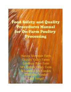 Microsoft Word - Poultry Processing Manual final.doc