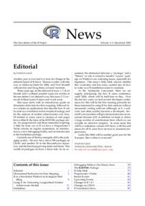 The Newsletter of the R Project  News Volume 3/3, December 2003