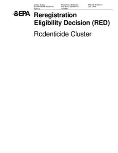 United States Environmental Protection Agency / Agriculture / Pesticides in the United States / Organic chemistry / Food Quality Protection Act / Pesticide / Bromadiolone / Federal Insecticide /  Fungicide /  and Rodenticide Act / Brodifacoum / Organobromides / Rodenticides / Chemistry