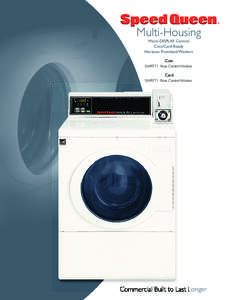 Technology / Speed Queen / Washer / Recreational vehicle / Alliance Laundry Systems / Home automation / Washing machine / Combo washer dryer / Home / Home appliances / Laundry