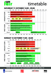 MORE INFORMATION ON STRAWBERRY.COM/FAIR #SEfair14  floor plan tolshuistuin GROUND FLOOR  to foyer