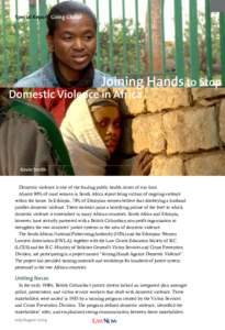 Special Report: Going Global  Joining Hands to Stop Domestic Violence in Africa